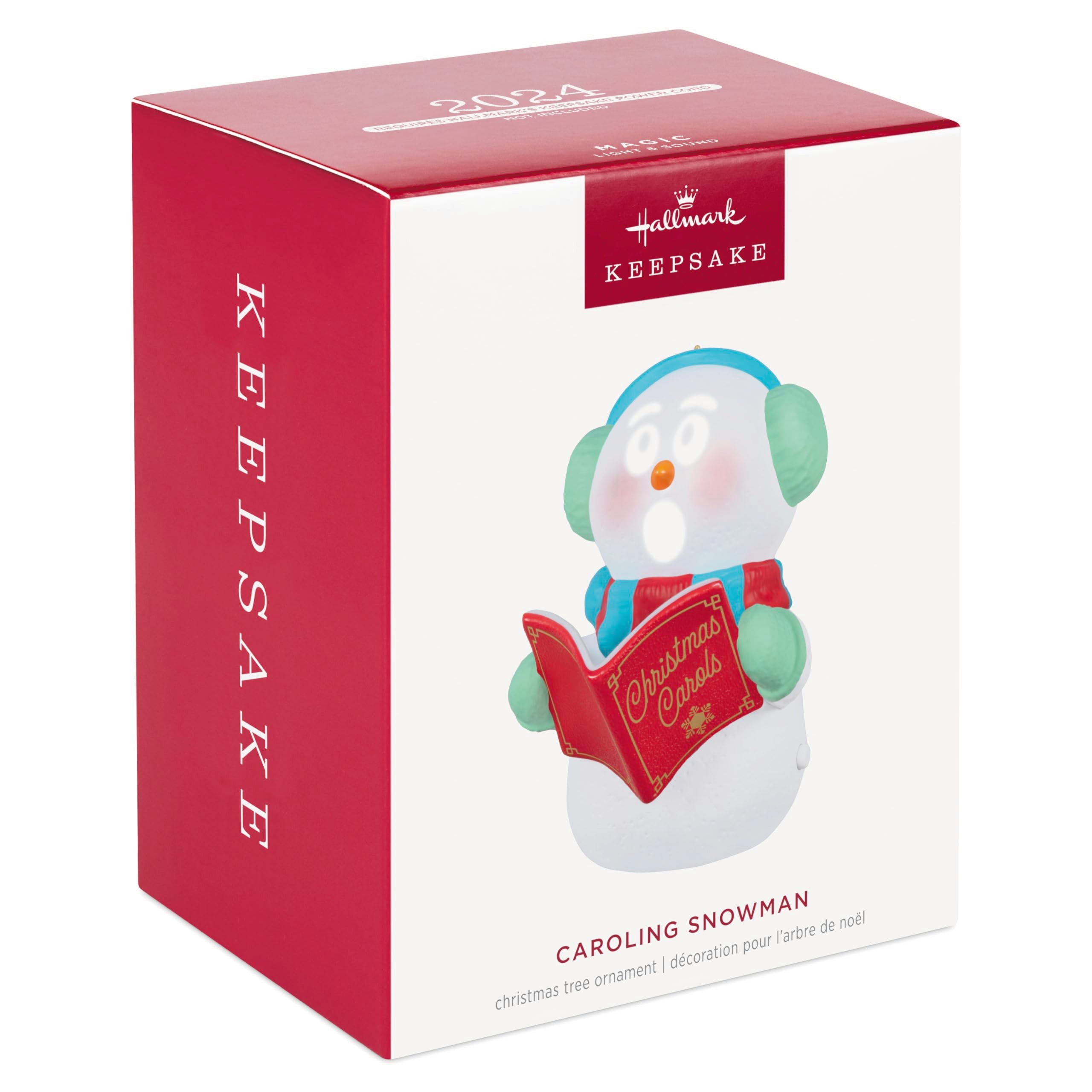 ORN CAROLING SNOWMAN