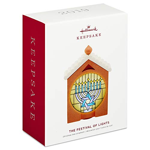 Hallmark Keepsake Ornament 2019 Year Dated, The Festival of Lights Hanukkah Ornament
