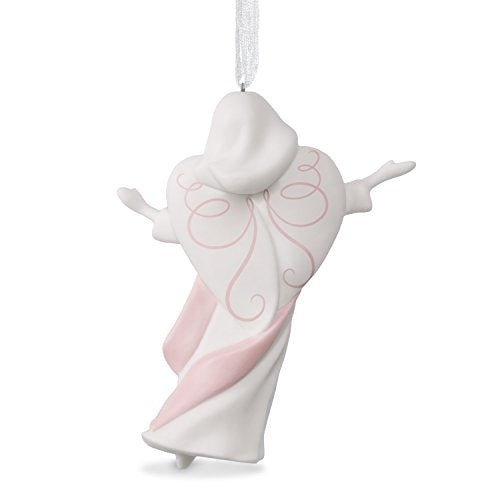 Hallmark Keepsake 2017 Strength Within Porcelain Angel Christmas Ornament Benefiting Susan G. Komen