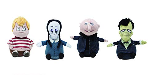 Cuddle Barn | Addams Family 6" Plush Movie Characters Musical Plush Collectibles set of 4