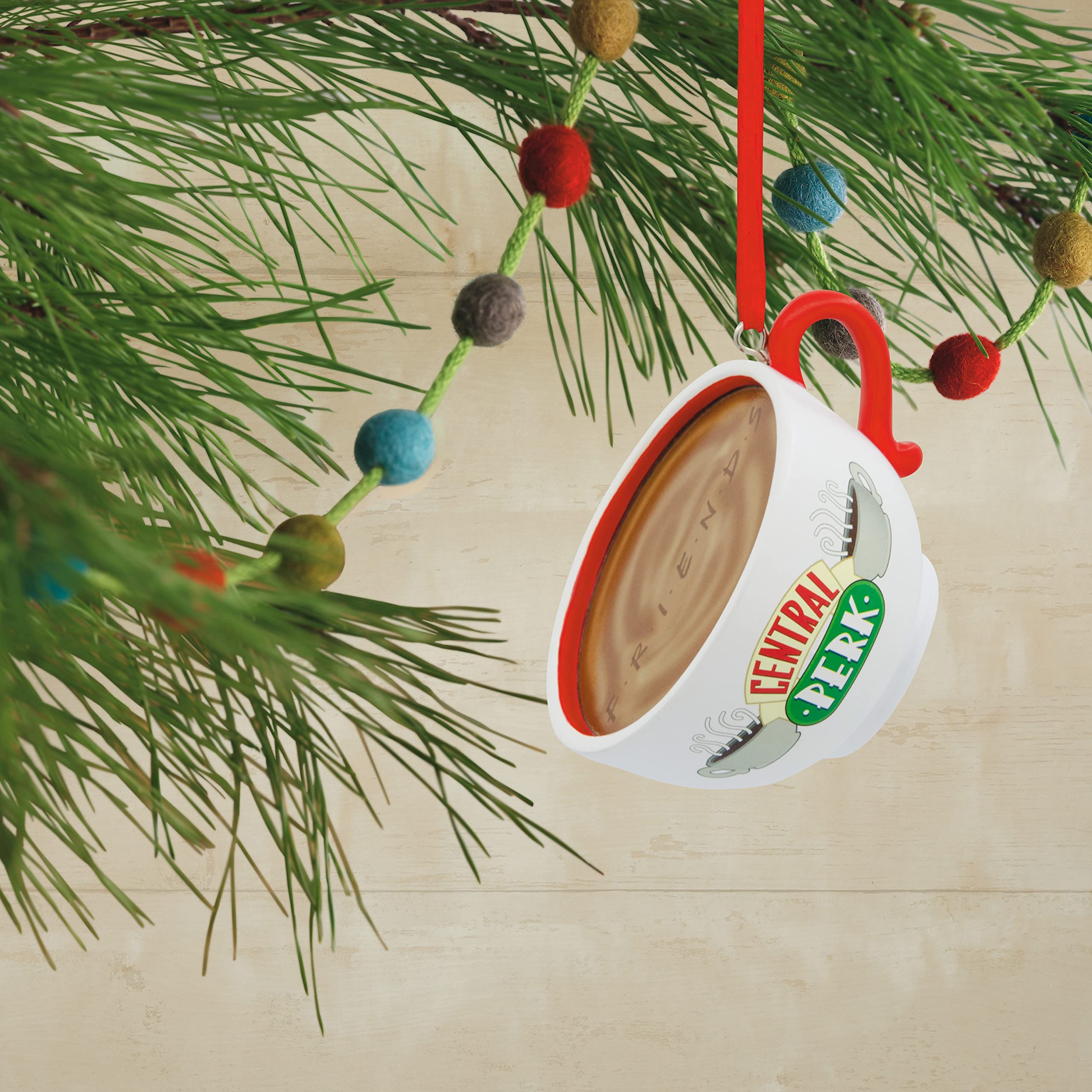 Hallmark Friends Central Perk Coffee Cup Christmas Tree Ornament