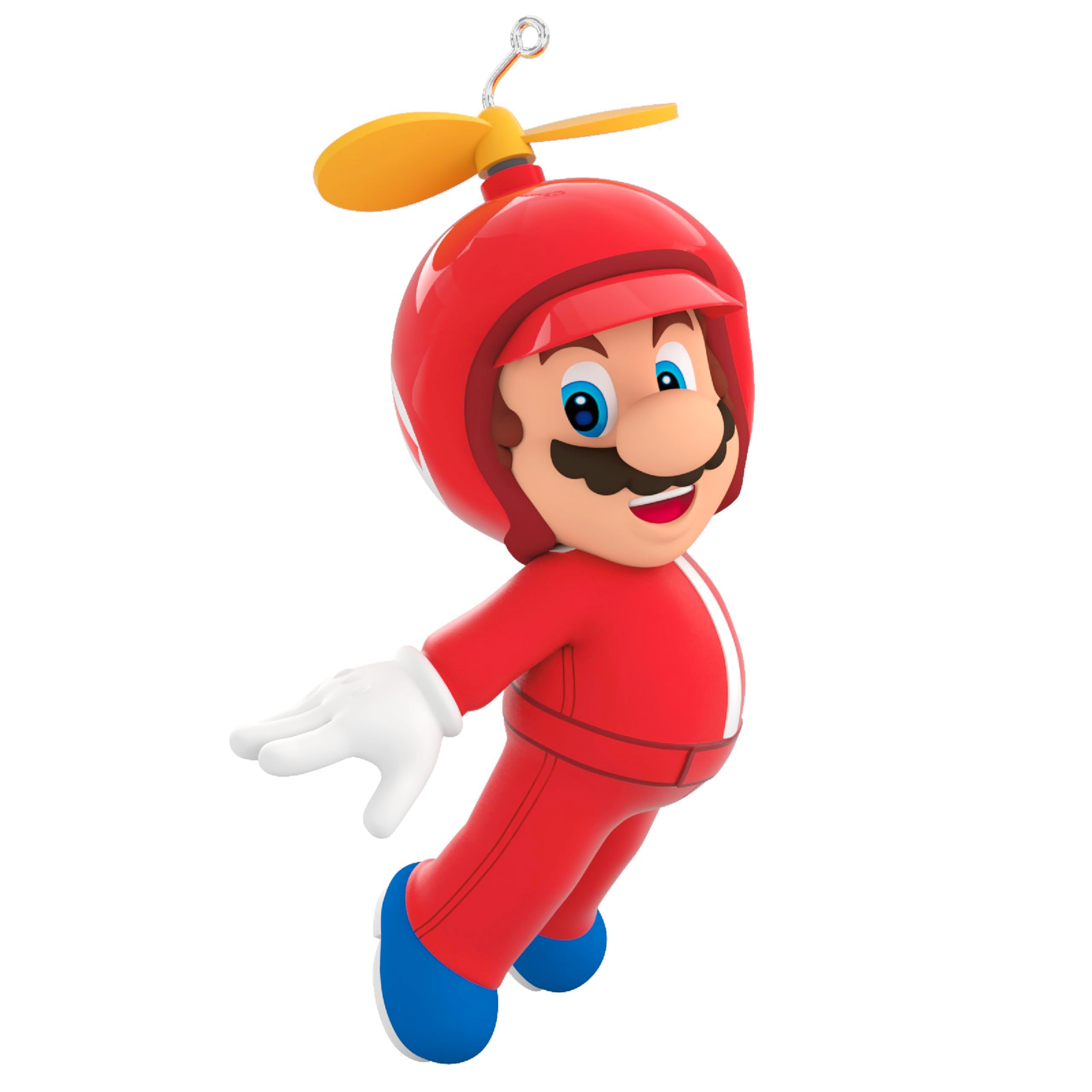 Hallmark Keepsake Christmas Ornament 2024, Nintendo Super Mario Powered Up With Mario Propeller Mario, Gifts for Gamers