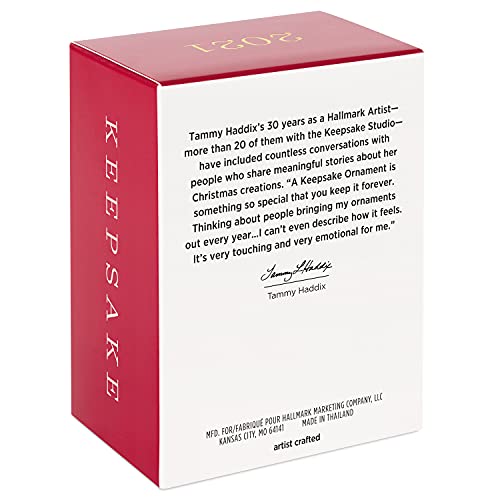 Hallmark Keepsake Christmas Ornament, Year Dated 2021, Godchild Snow Angel