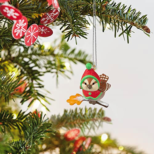 Hallmark Keepsake 1.1" Miniature Christmas Ornament 2023, Cozy Lil' Critters Mini