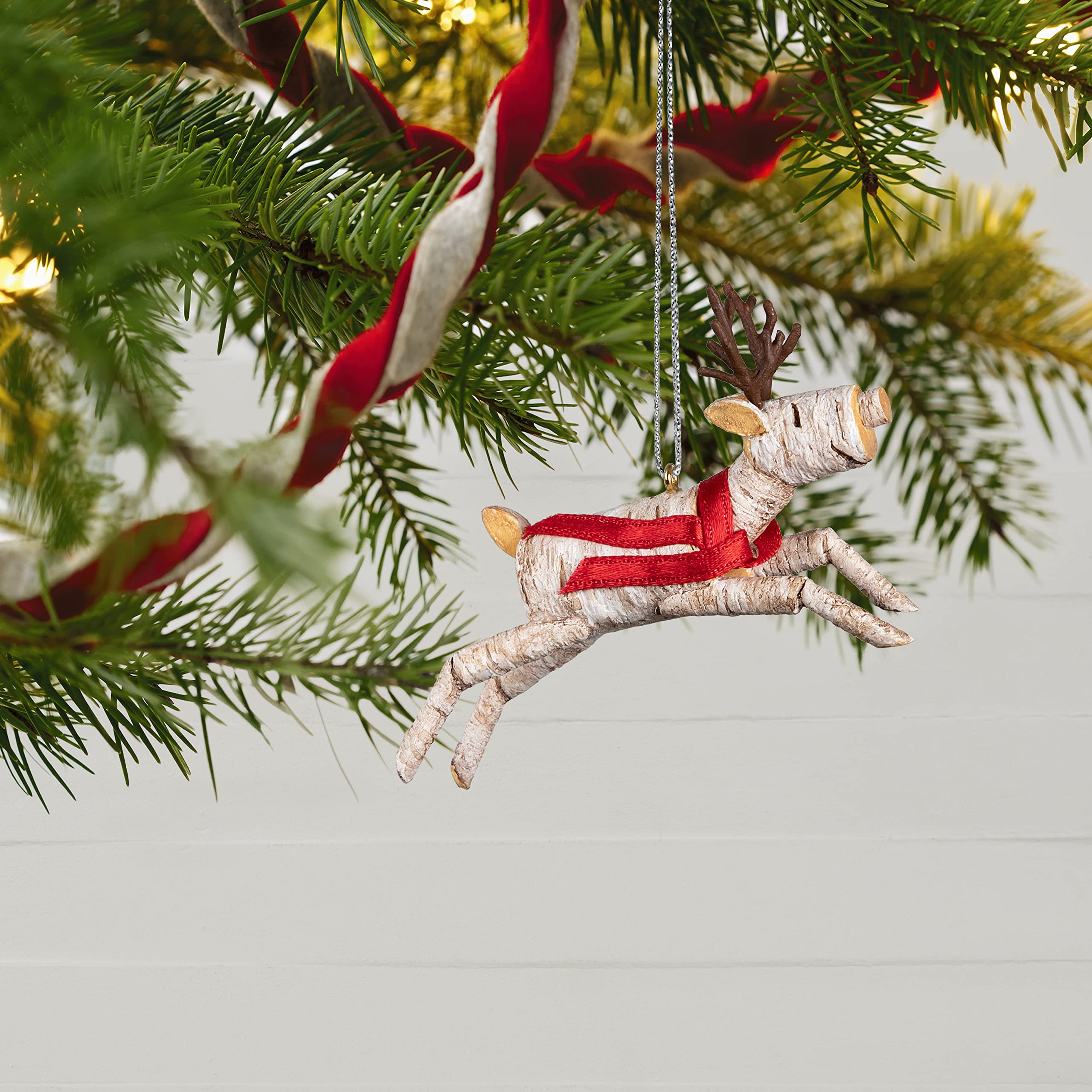 Hallmark Keepsake Christmas Ornament 2022, Birch Reindeer