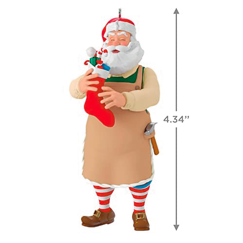Hallmark Keepsake Christmas Ornament 2023, Toymaker Santa Surprise Mystery, Santa Collectors Gifts
