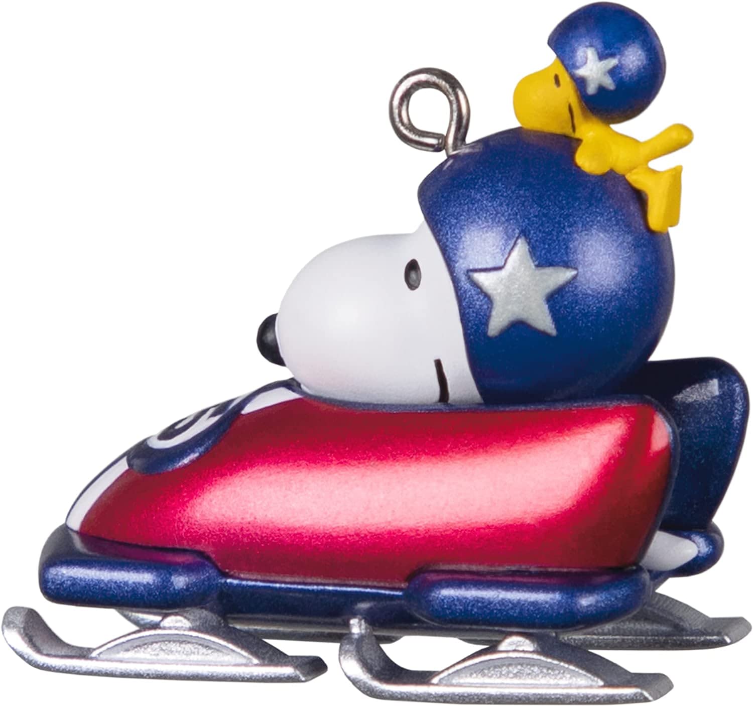 Hallmark Keepsake 1.16" Miniature Christmas Ornament 2022, Peanuts Winter Fun with Snoopy, Mini