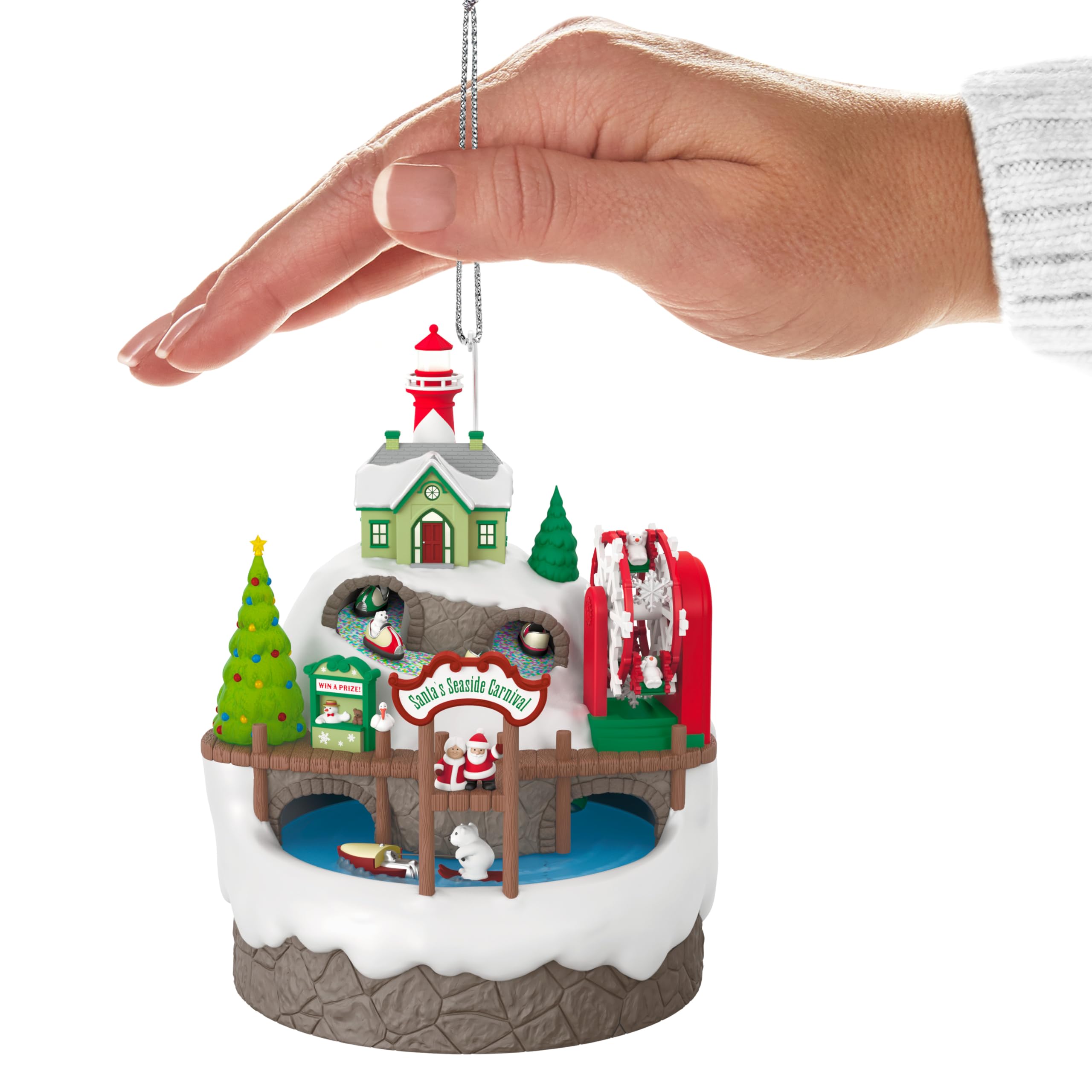 Santa's Seaside Carnival 2024 Ornament