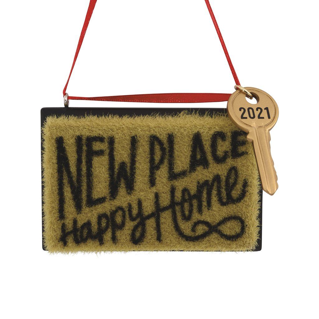 Hallmark Keepsake "New Place Happy Home" 2021 Hanging Christmas Ornament.