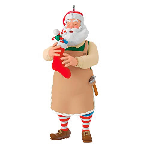 Hallmark Keepsake Christmas Ornament 2023, Toymaker Santa Surprise Mystery, Santa Collectors Gifts