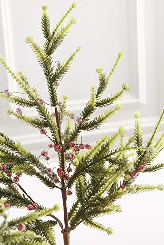 Pine Trees w/Red Berries - Large