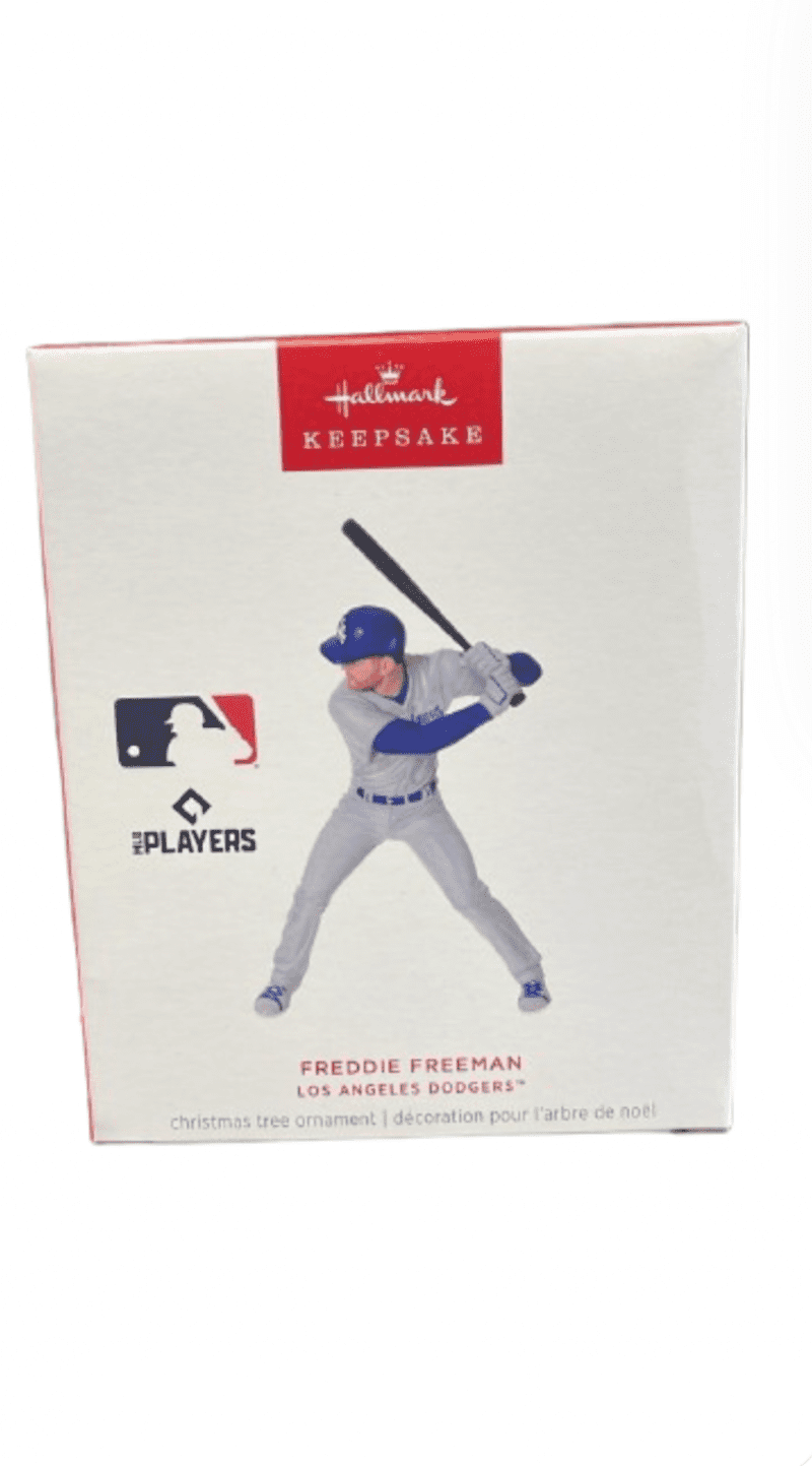 Freddie Freeman Los Angeles Dodgers 2025 Hallmark Keepsake Christmas Ornament