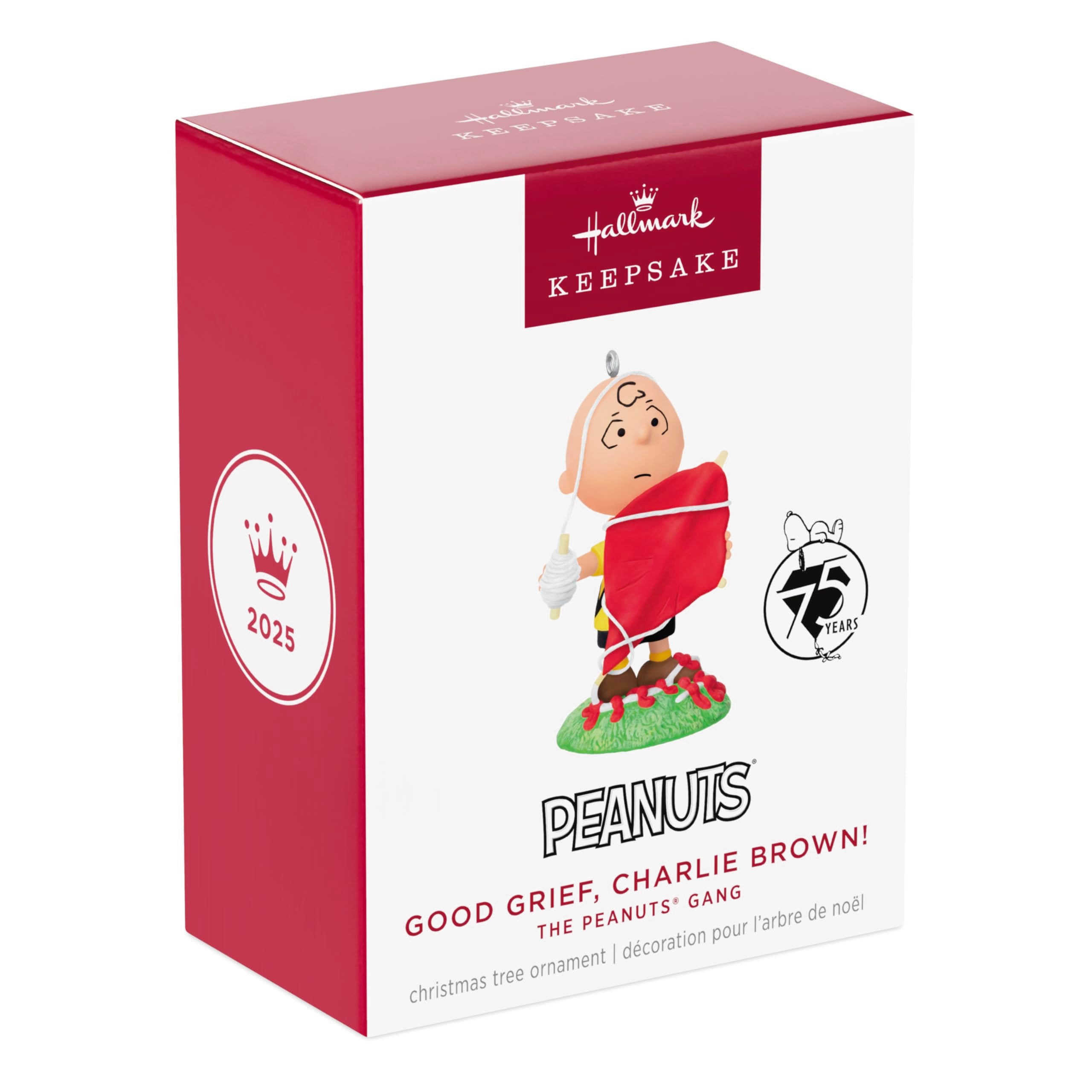 Good Grief, The Peanuts Gang 75th Anniversary 2025 Hallmark Keepsake Christmas Ornament