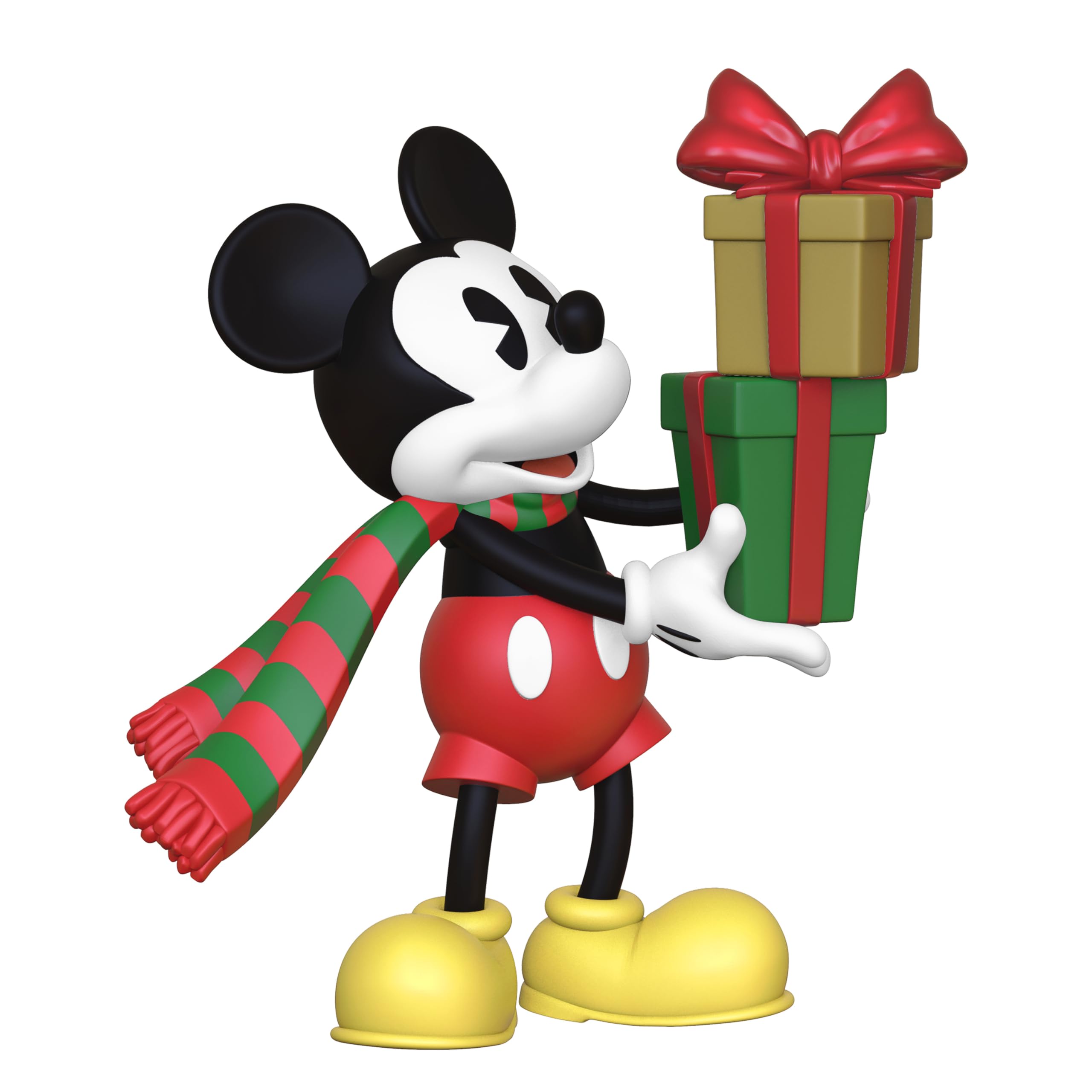 Hallmark Keepsake 1.16" Mini Christmas Ornament, Disney Mickey Mouse Mickey's Special Delivery, Gifts for Disney Fans