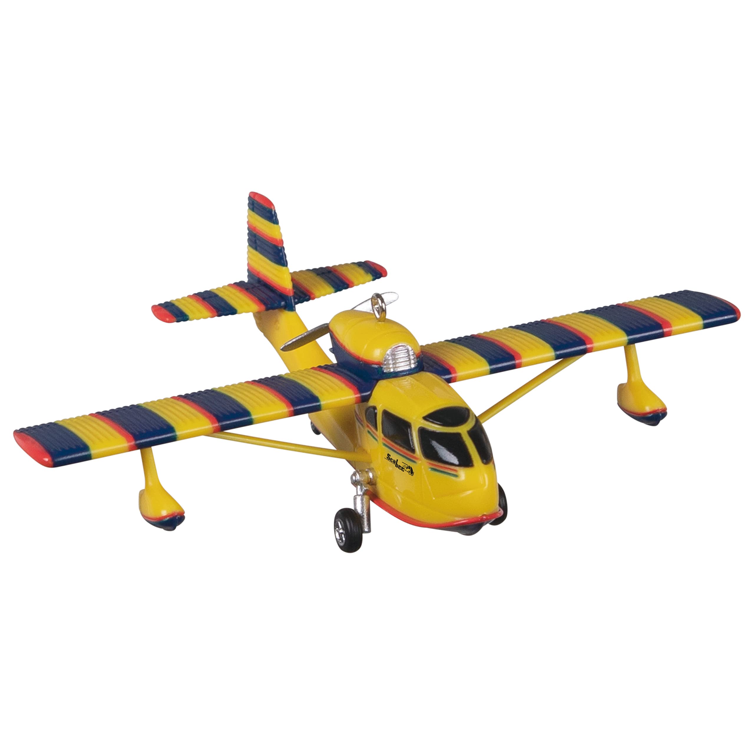 Hallmark Keepsake Plastic Christmas Ornament 2022, Sky's The Limit Republic RC-3 Seabee