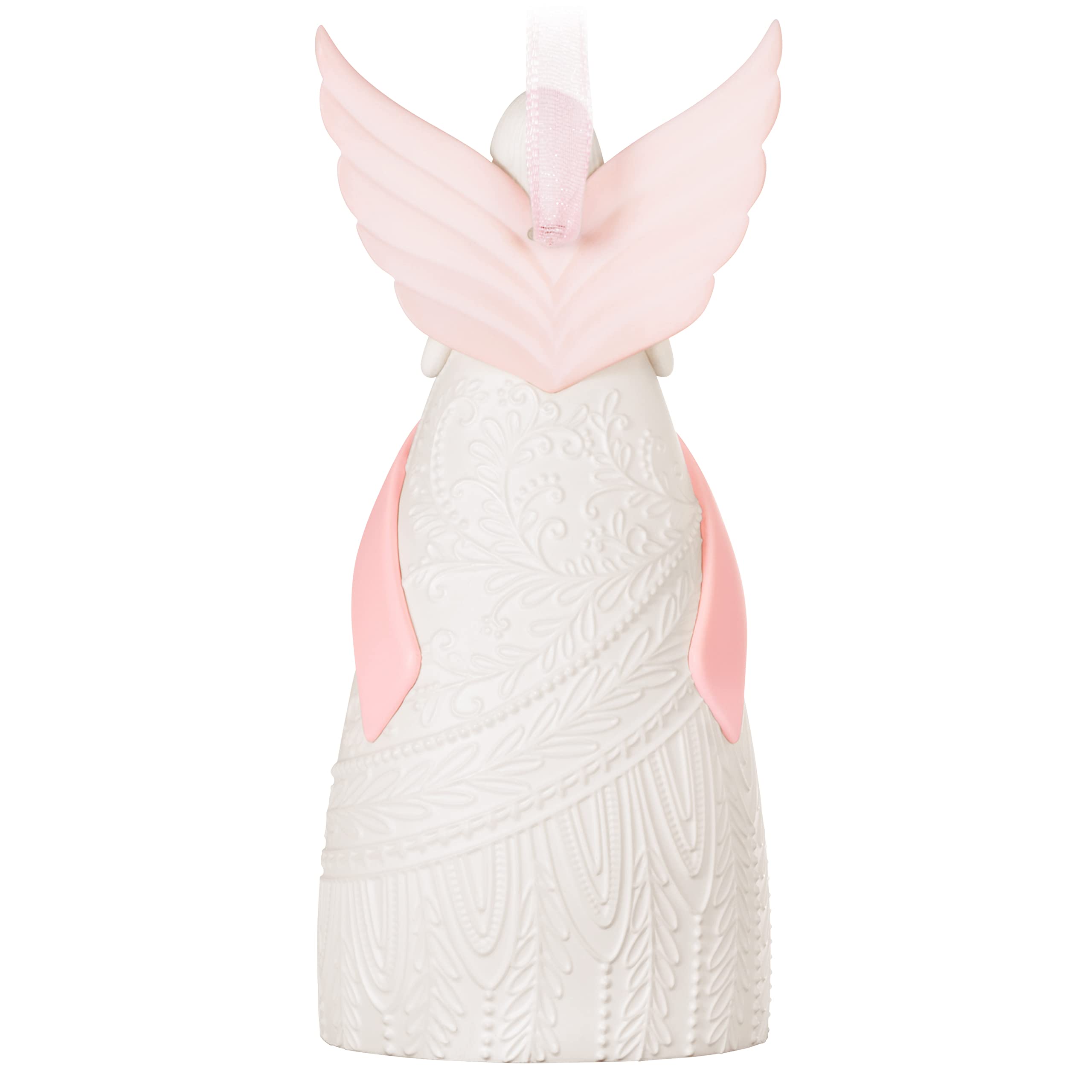 Hallmark Keepsake Plastic Christmas Ornament 2022, Healing Light Angel Benefiting Susan G. Komen
