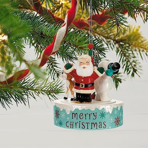 Hallmark Keepsake Christmas Ornament 2023, Nostalgic Noel with Sound and Motion, Vintage Ornament