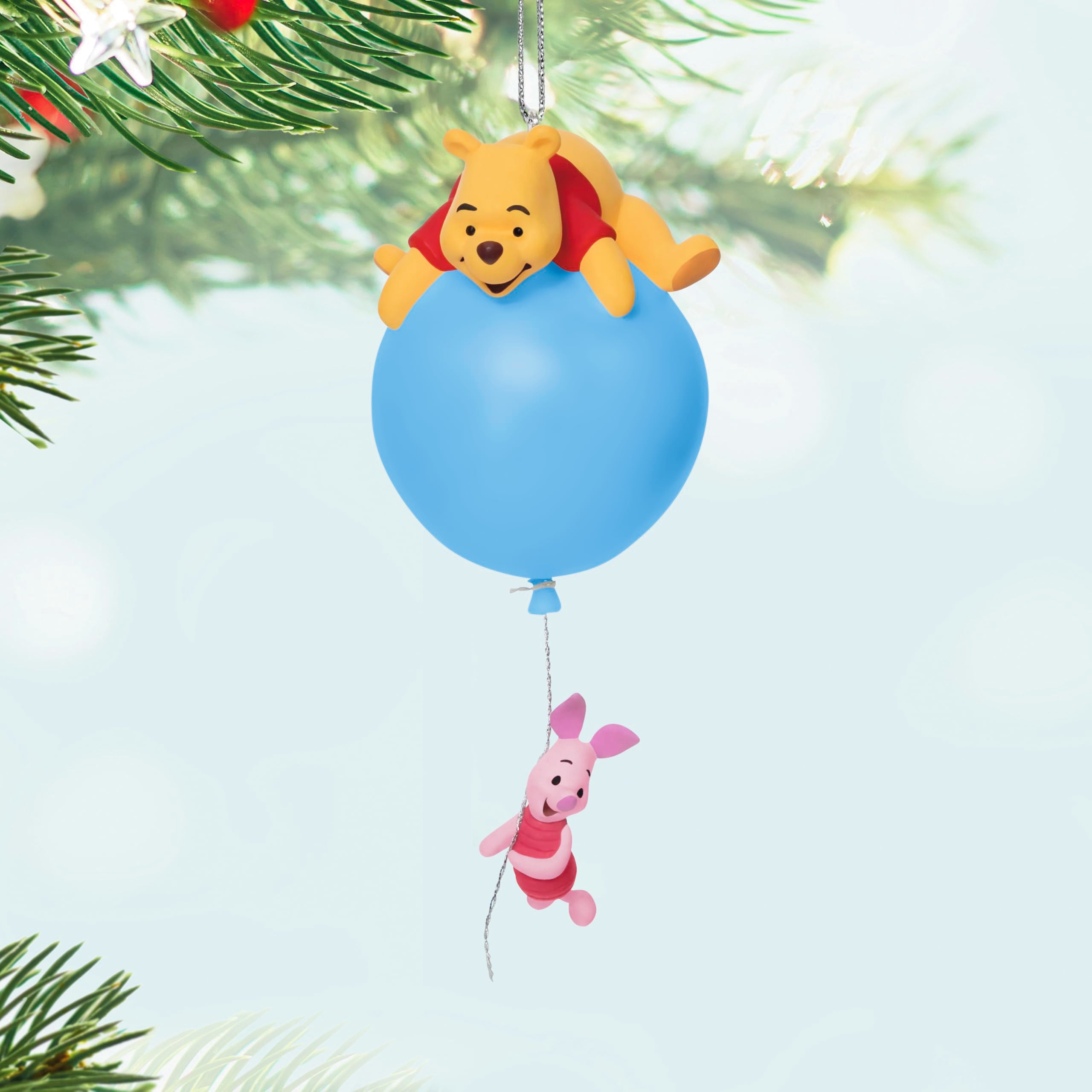 Disney Winnie The Pooh Up for Adventure with Light, Gifts for Disney Fans, Hallmark Keepsake Christmas Ornament 2025,