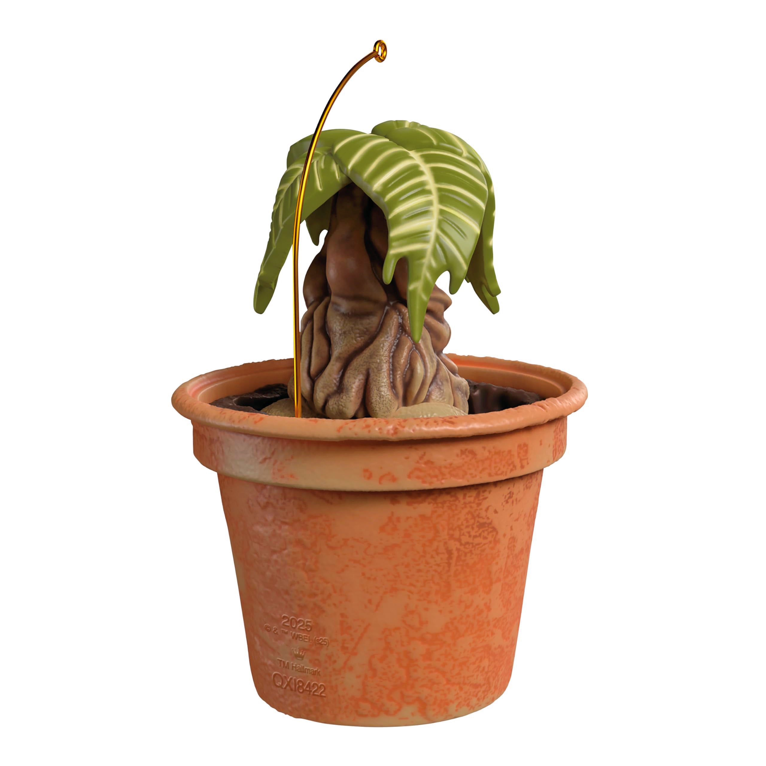 Mandrake, Harry Potter, 2025 Hallmark Keepsake Christmas Ornament