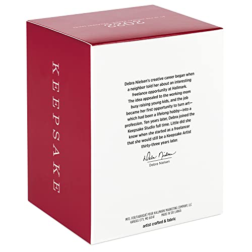 Hallmark Keepsake Christmas Ornament, plastic, 2022 Holiday Barbie Doll