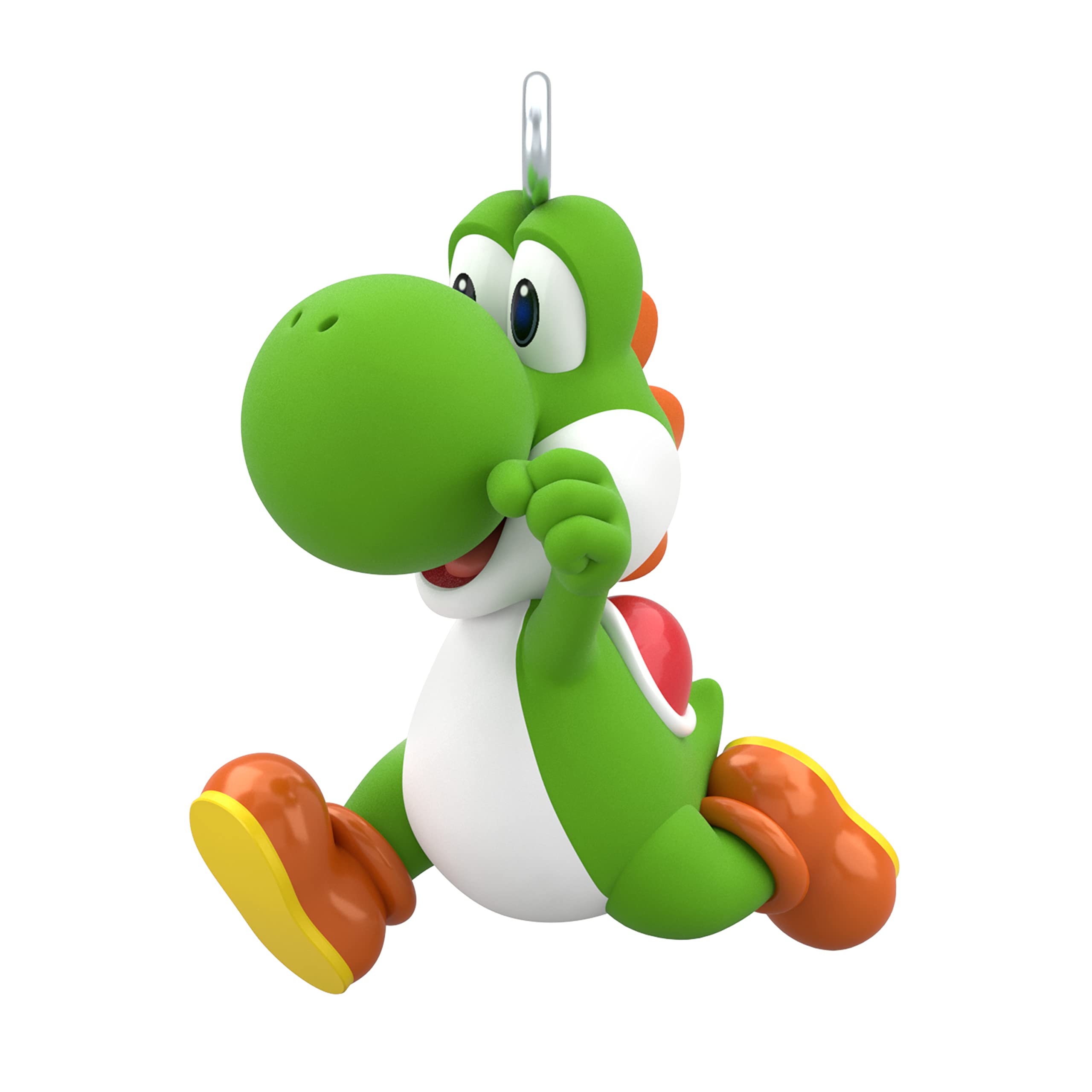 Hallmark Keepsake 0.87" Miniature Plastic, Christmas Ornament 2022, Nintendo Super Mario Yoshi, Mini