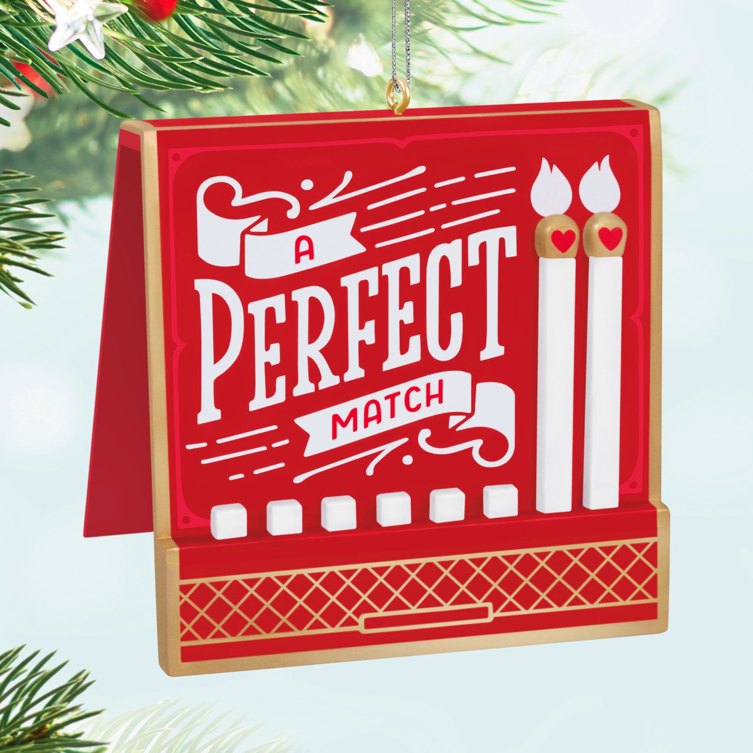 A Perfect Match 2025 Hallmark Christmas Ornament