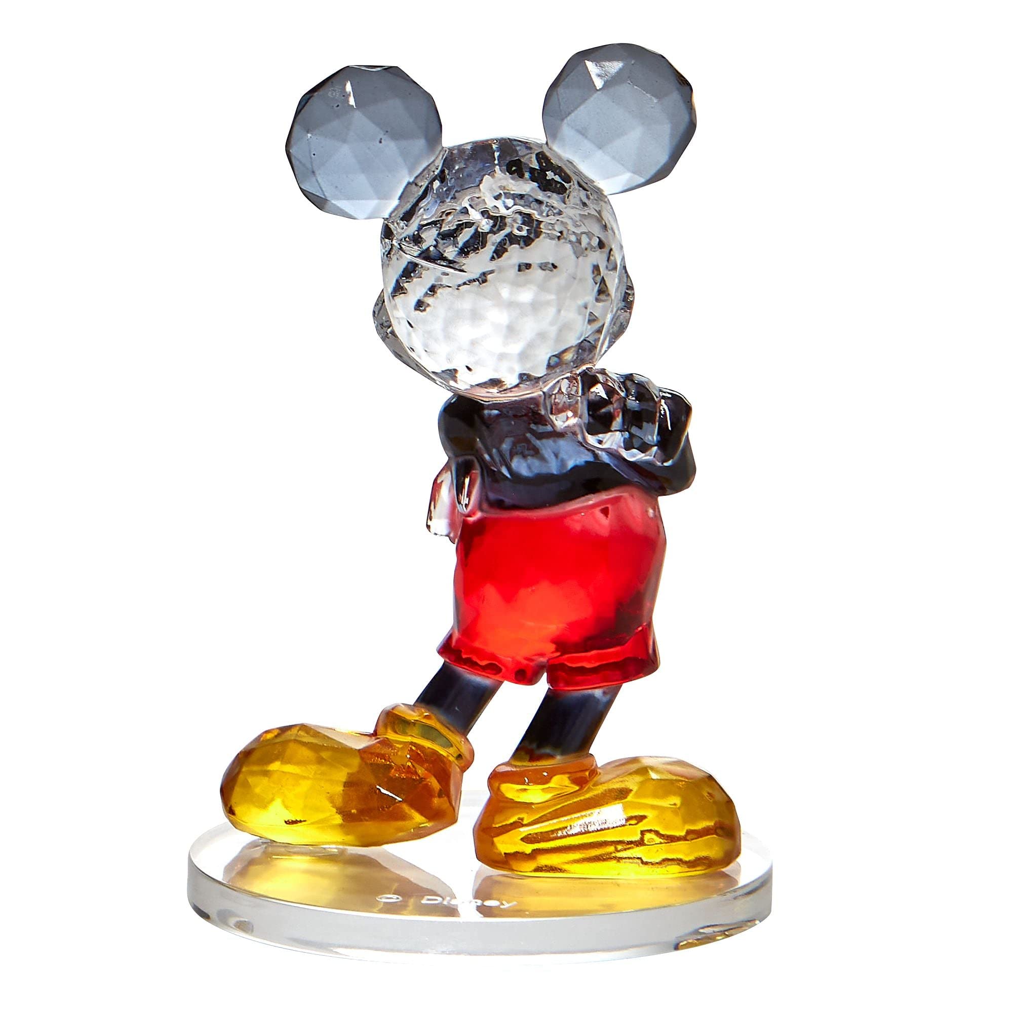 Enesco Facets Disney Mickey Mouse Standing Pose Figurine, 3.75 Inch