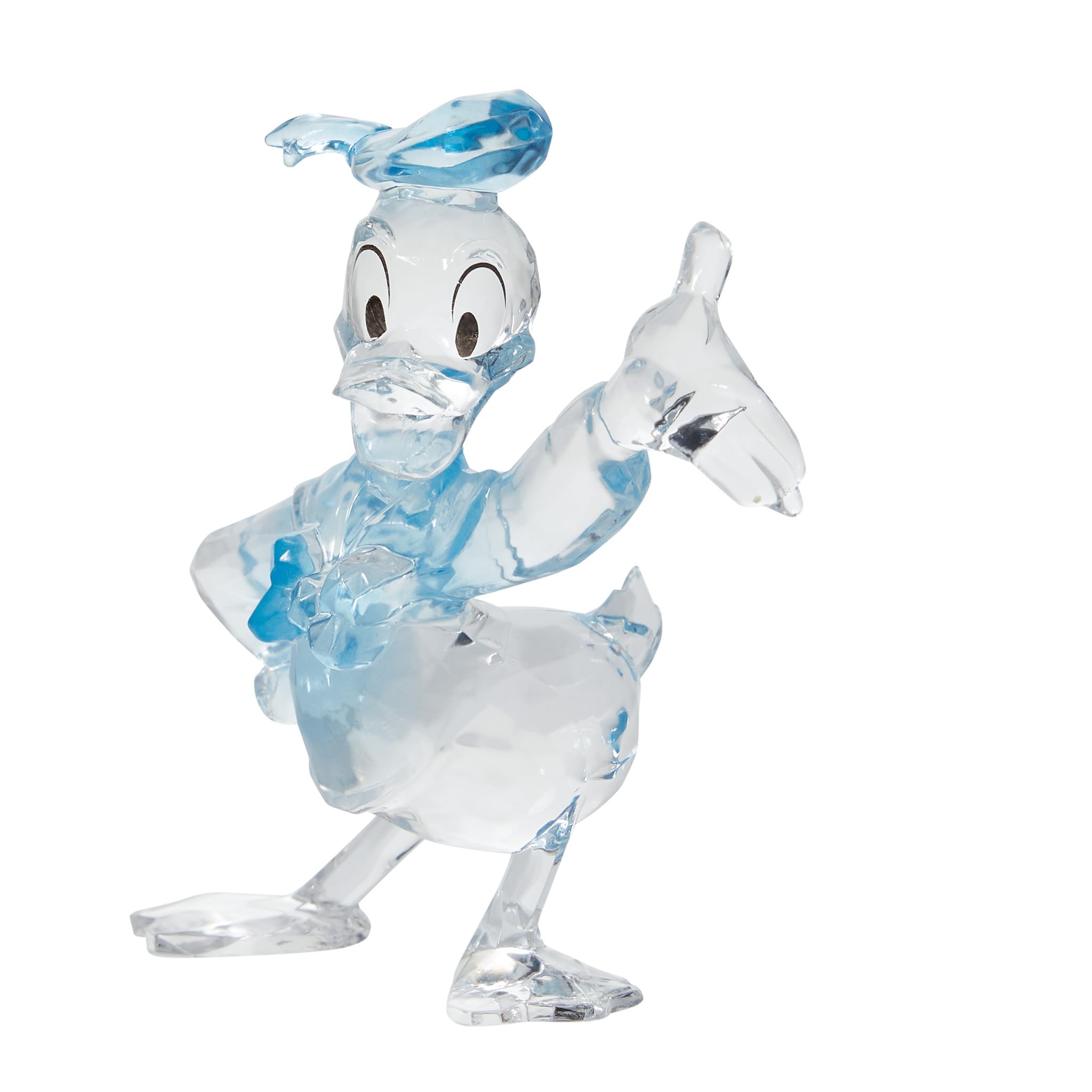 Enesco FACETS Disney Donald Duck Posing Miniature Figurine, 3.65 Inch, Blue