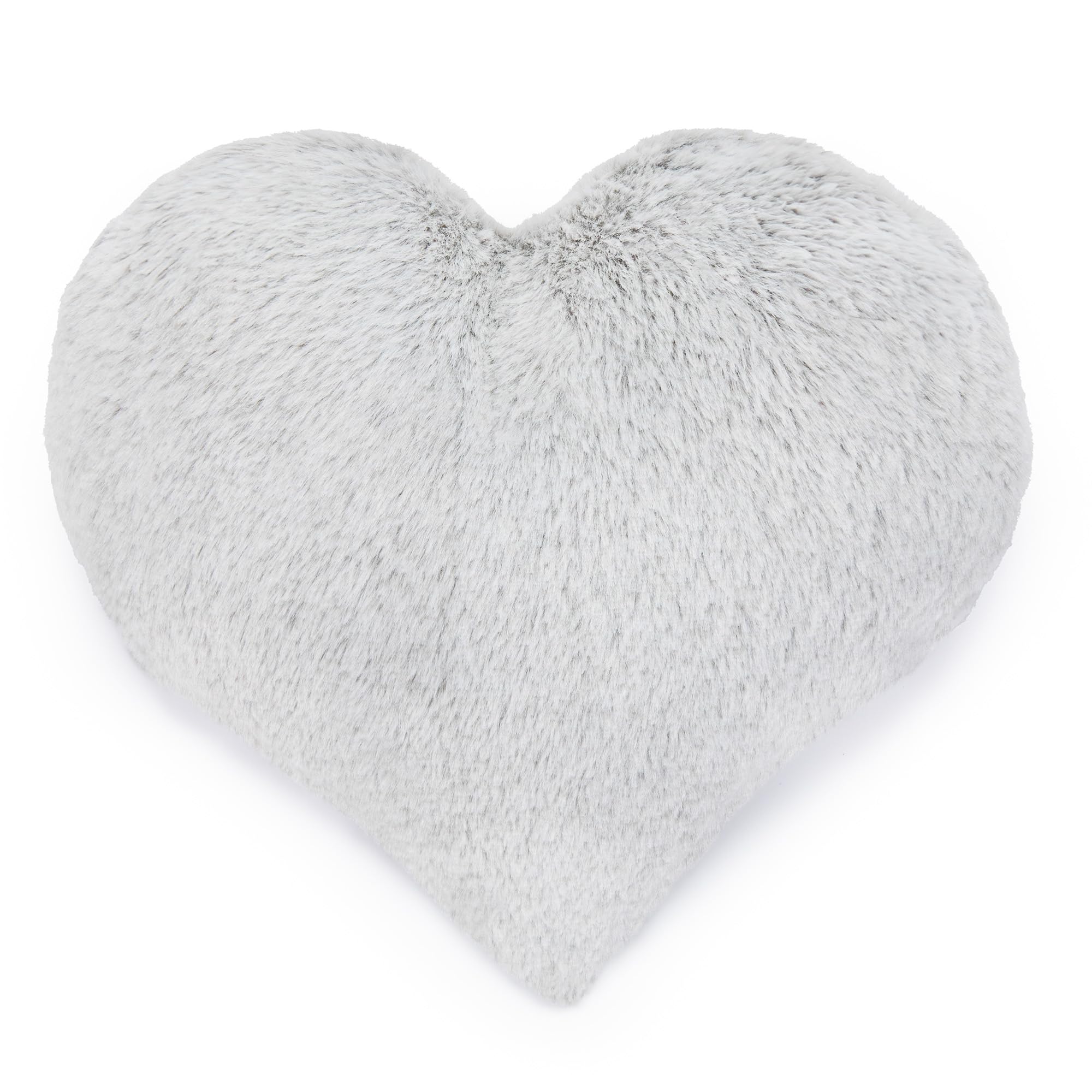 Warm Pals Gray Heart Plush Microwavable Weighted Lavender Scented Pillow NWT