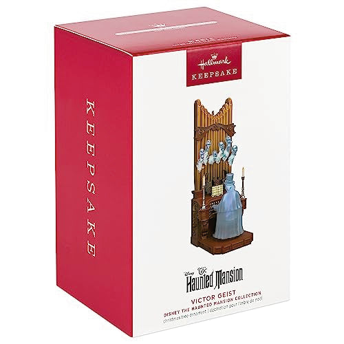 Hallmark Keepsake Christmas Ornament 2023, Disney The Haunted Mansion Collection Victor Geist with Light and Sound, Gifts for Disney Fans