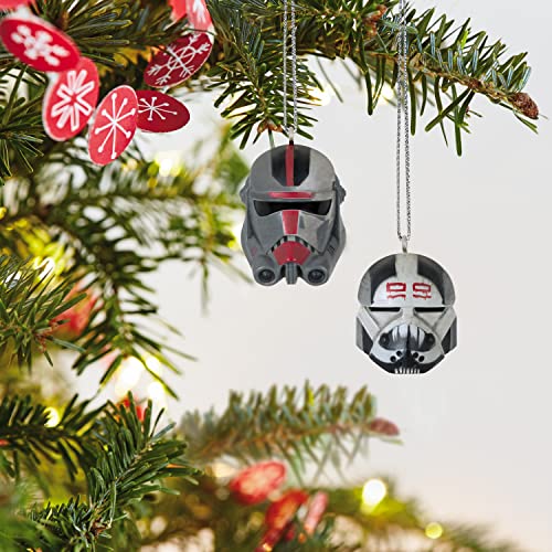 Hallmark Keepsake Miniature Christmas Ornaments 2023, Star Wars: The Bad Batch Hunter and Wrecker, Mini Set of 2