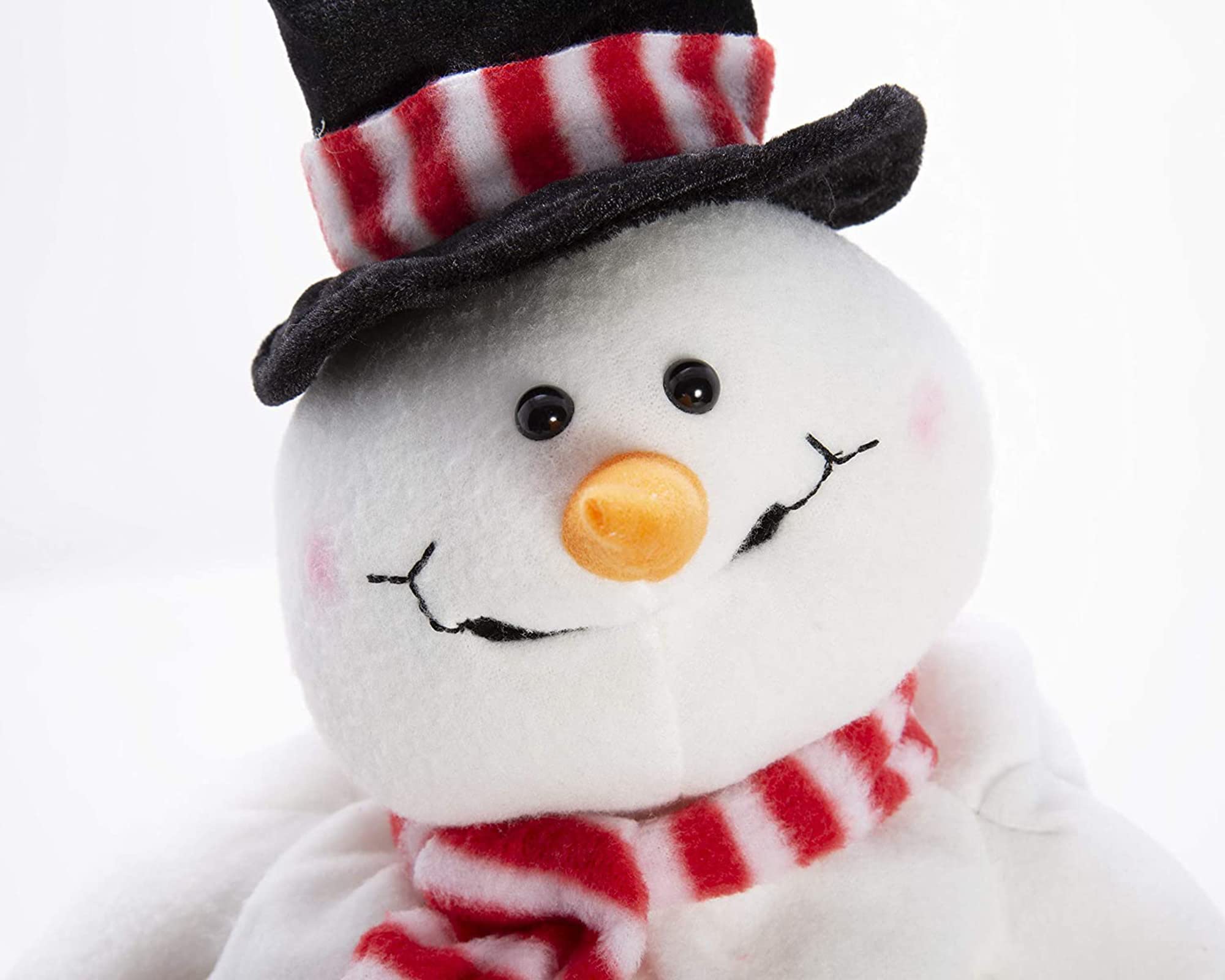 Musical Pop-Up Motion Snowman Plush Decor