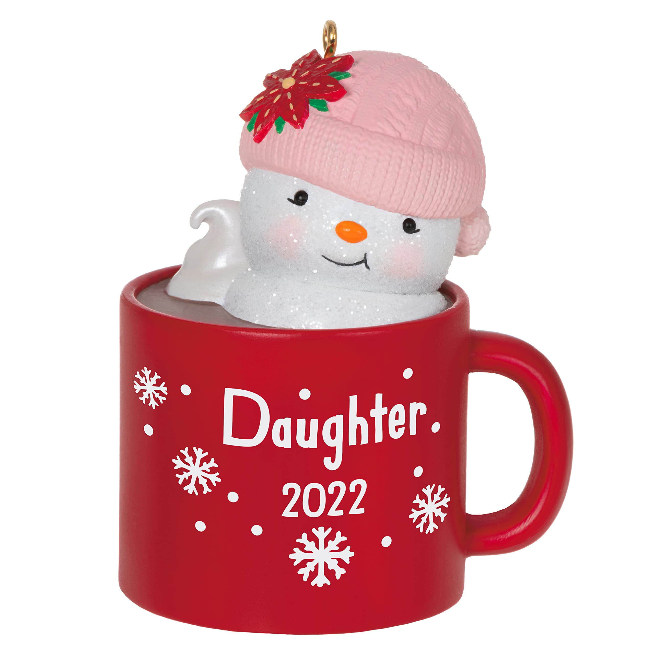 Hallmark Keepsake Plastic Christmas Ornament 2022, Daughter Hot Cocoa Mug