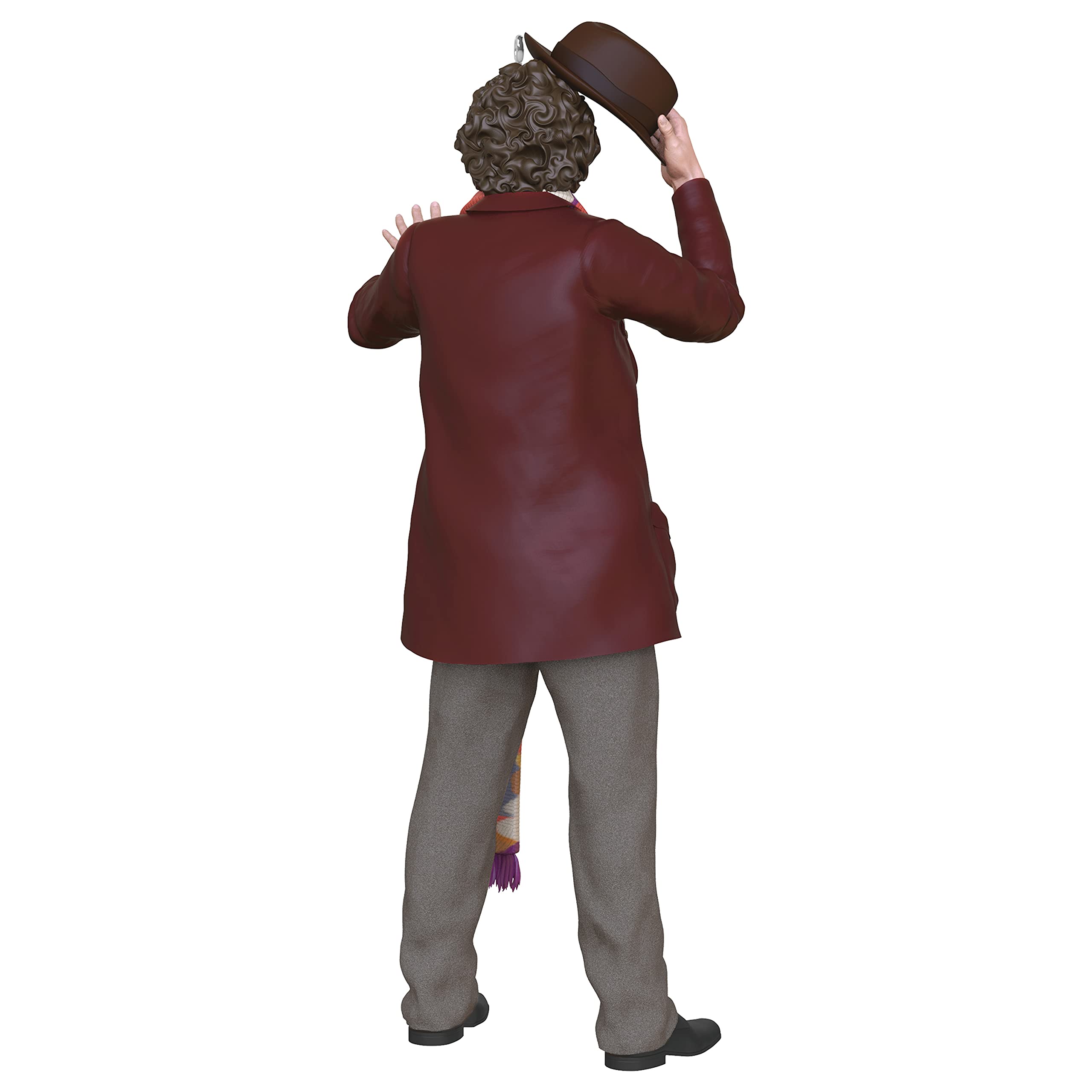 Hallmark Keepsake Plastic Christmas Ornament 2021, Doctor Who The Fourth Doctor