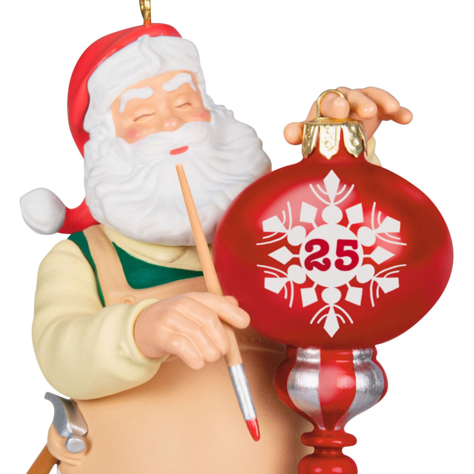 Hallmark Toymaker Santa 25th Anniversary Special Edition Ornament