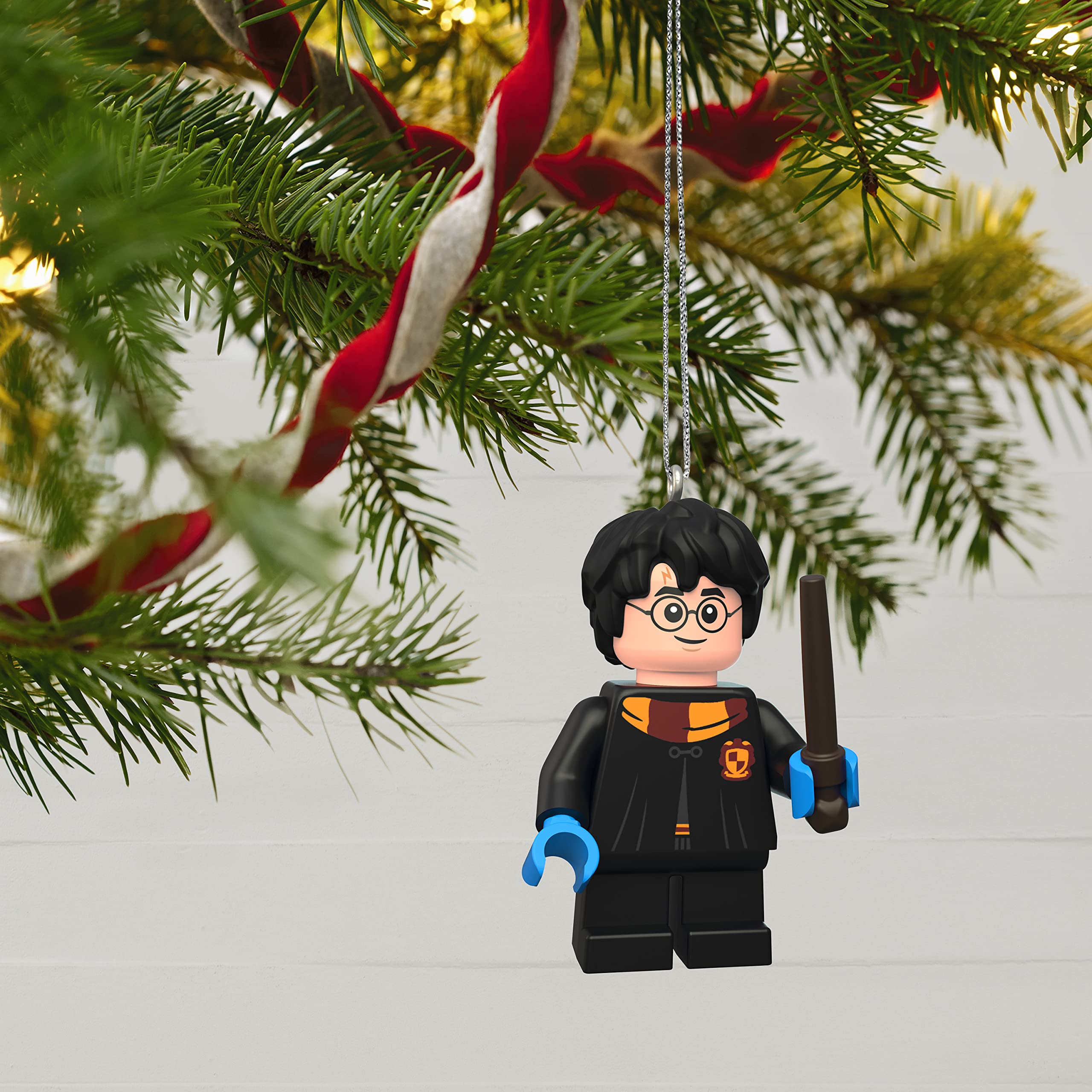 Hallmark Keepsake Miniature Christmas Ornament,Plastic 2022, Harry Potter Lego Minifigure