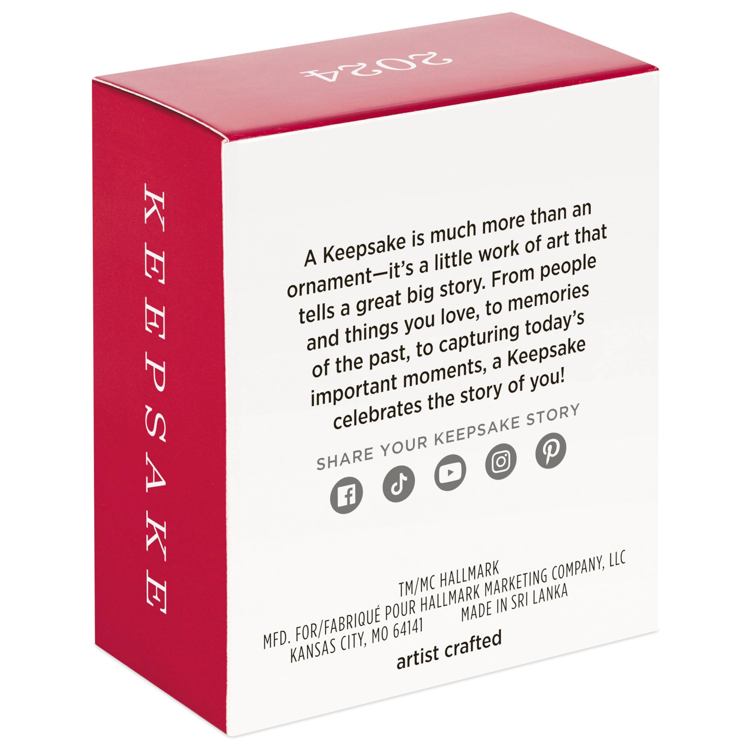 Hallmark Keepsake 0.98" Mini Christmas Ornament 2024, Nintendo Super Mario Boo, Gifts for Gamers