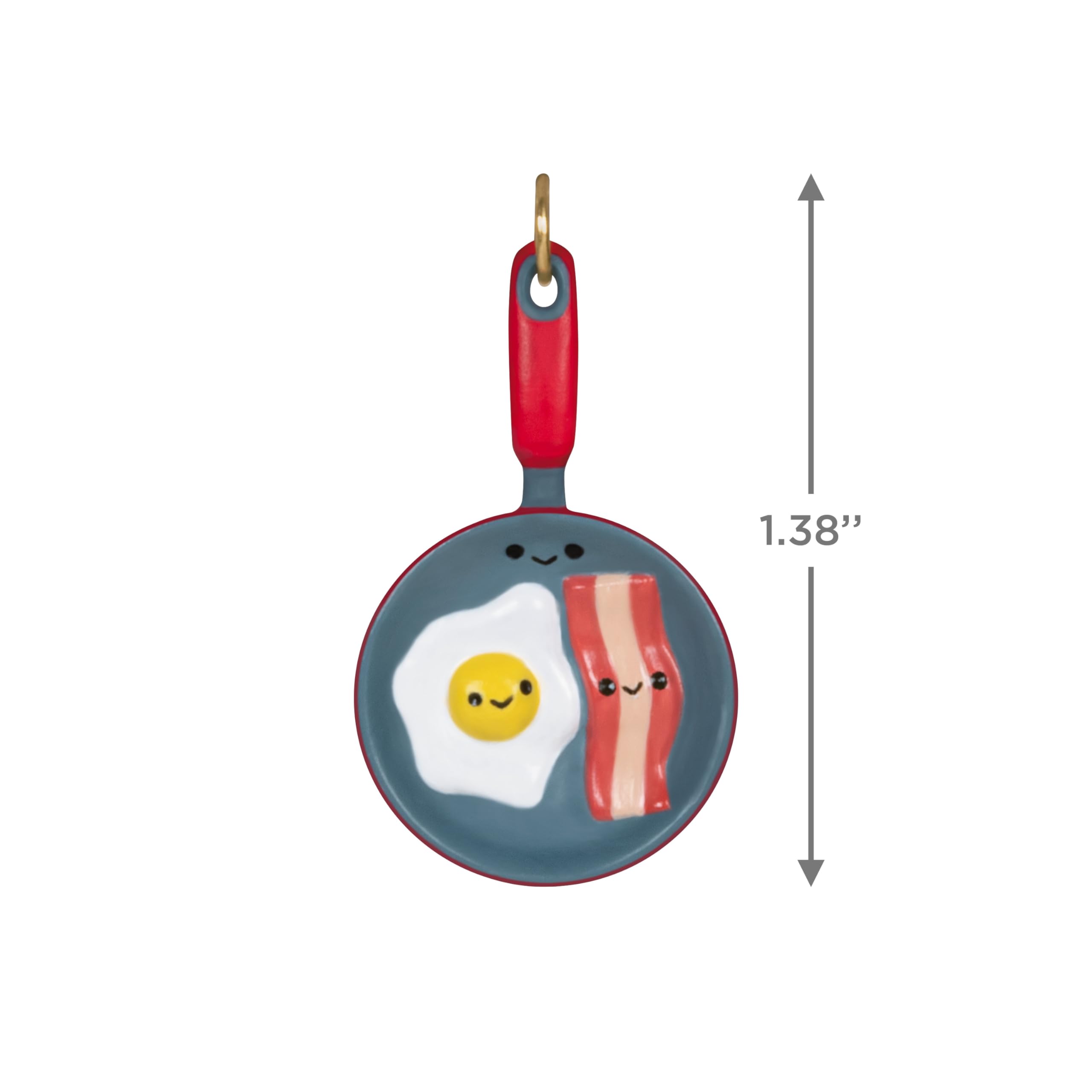 Hallmark Keepsake 1.38" Mini Christmas Ornament 2024, Better Together Bacon and Eggs, Food Gifts