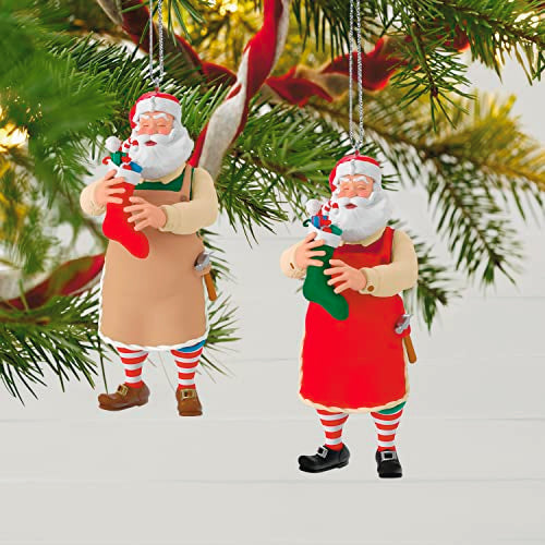 Hallmark Keepsake Christmas Ornament 2023, Toymaker Santa Surprise Mystery, Santa Collectors Gifts