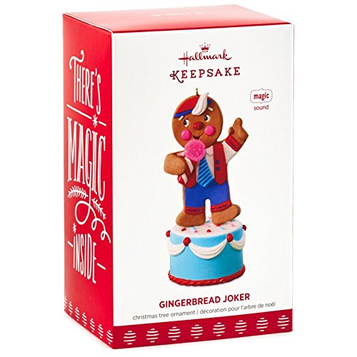 Hallmark 1995QGO1422 Joke-Telling Gingerbread Man Keepsake Christmas Ornaments