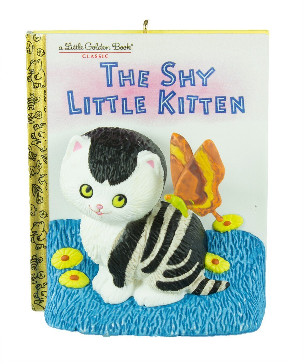 Hallmark 2016 Christmas Ornament Little Golden Books The Shy Little Kitten Ornament
