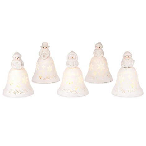 Hallmark Snowmen Bell Choir (With Synchronized Music and Lights)