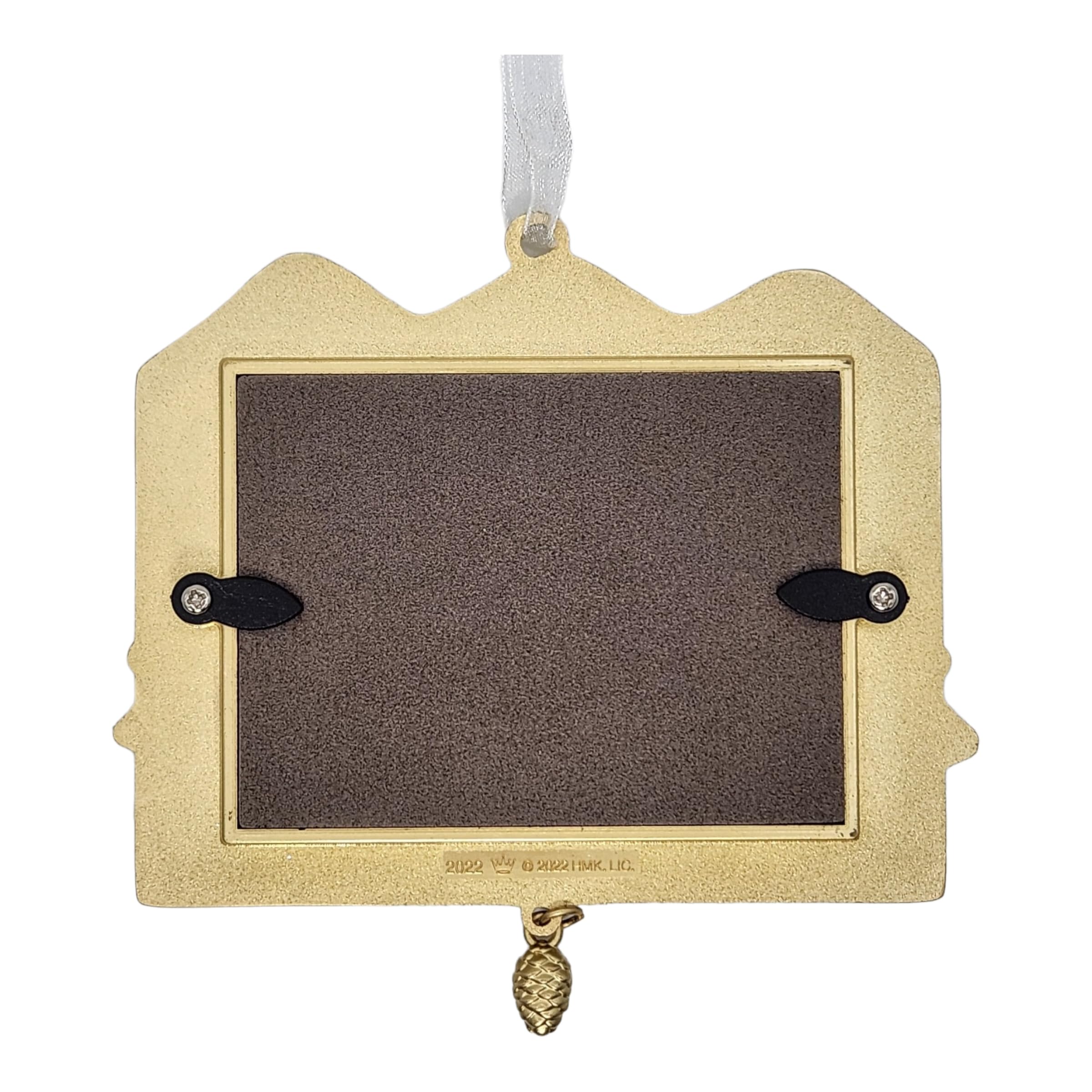 Hallmark Keepsake Christmas Ornament 2022, Peak Happiness Picture Frame, Metal