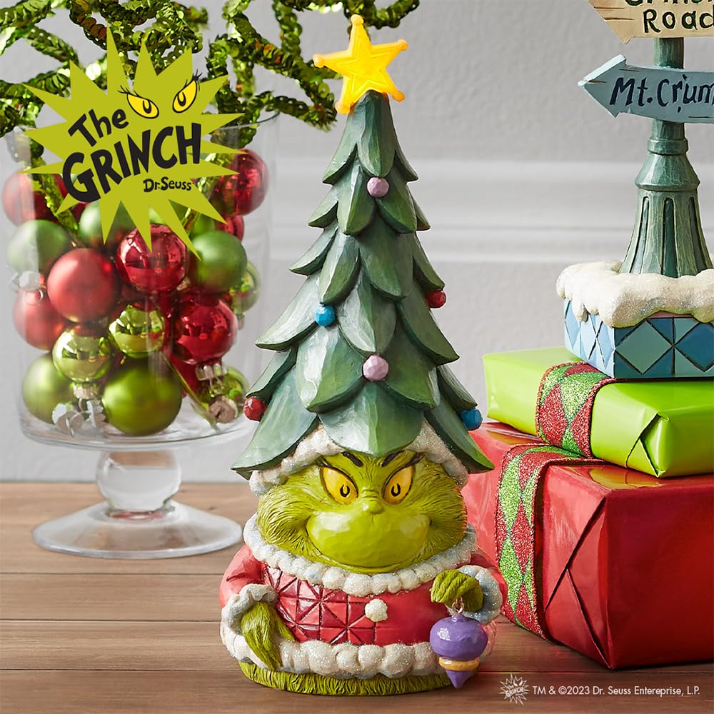 Grinch Gnome with Tree Hat