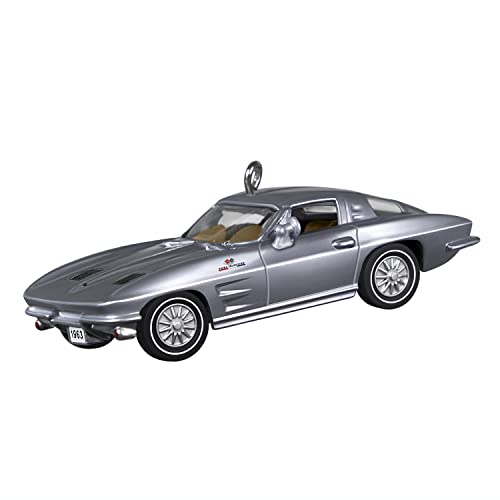 Hallmark Keepsake 0.55" Miniature Christmas Ornament 2022 Year-Dated, Lil’ Classic Cars 1963 Chevrolet Corvette Stingray, Mini