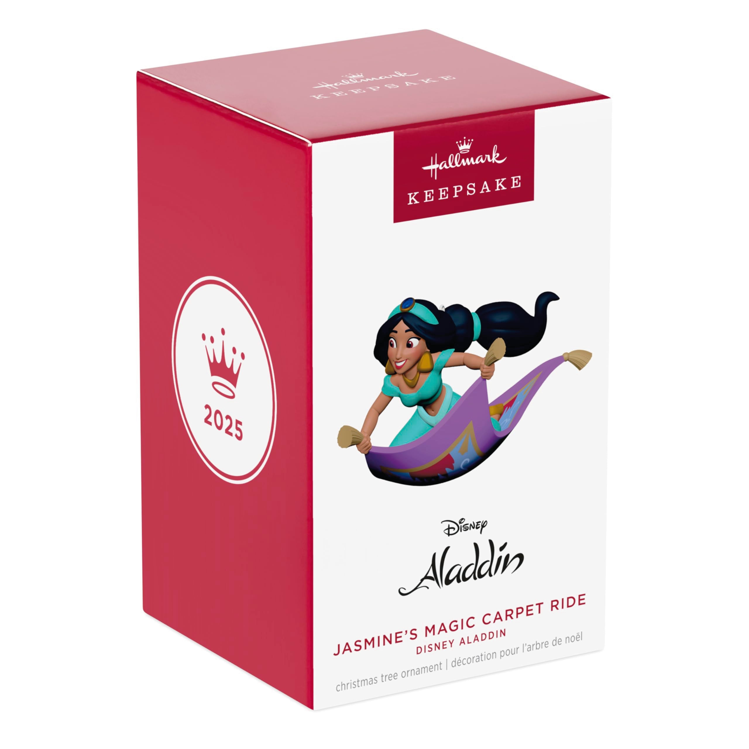 Jasmine's Magic Carpet Ride, Disney Aladdin, 2025 Hallmark Keepsake Christmas Ornament