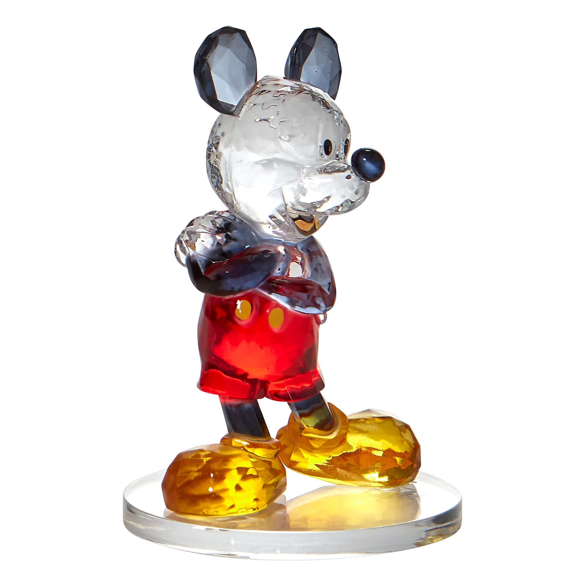 Enesco Facets Disney Mickey Mouse Standing Pose Figurine, 3.75 Inch