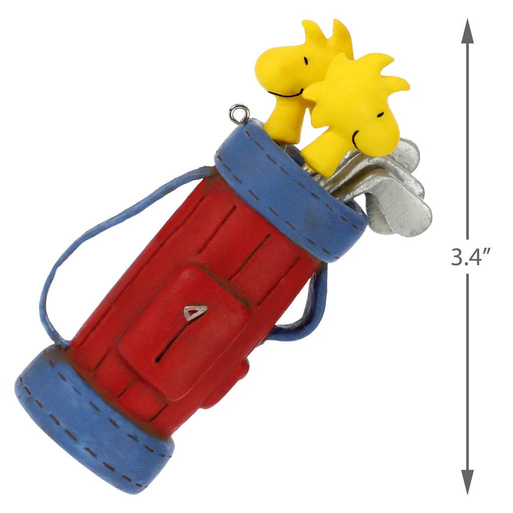 Hallmark The Peanuts Gang Golfing with Woodstock Ornament Movies & TV; Sports & Activities