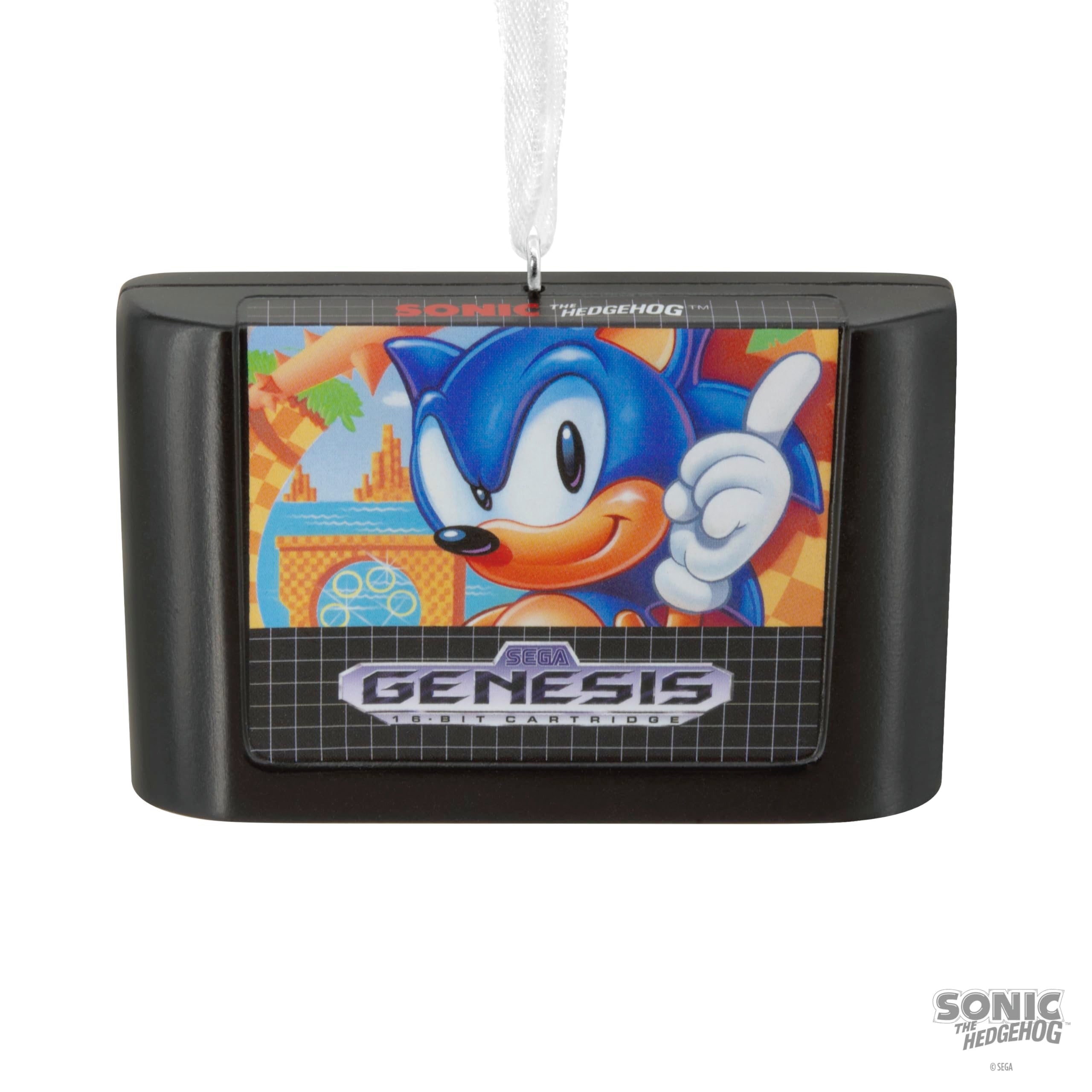 Hallmark Sonic The Hedgehog Game Cartridge Christmas Ornament
