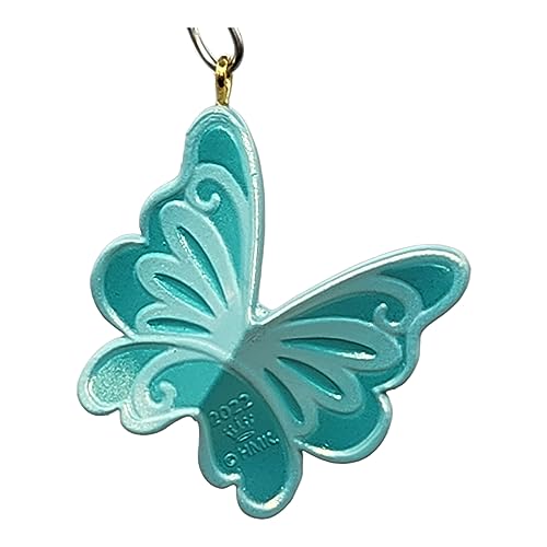 Hallmark Keepsake 1.2" Miniature Plastic Christmas Ornament 2022, Bitty Blue Butterfly